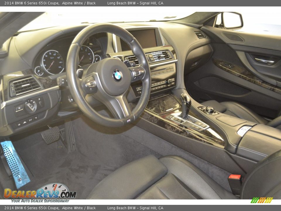 Black Interior - 2014 BMW 6 Series 650i Coupe Photo #12