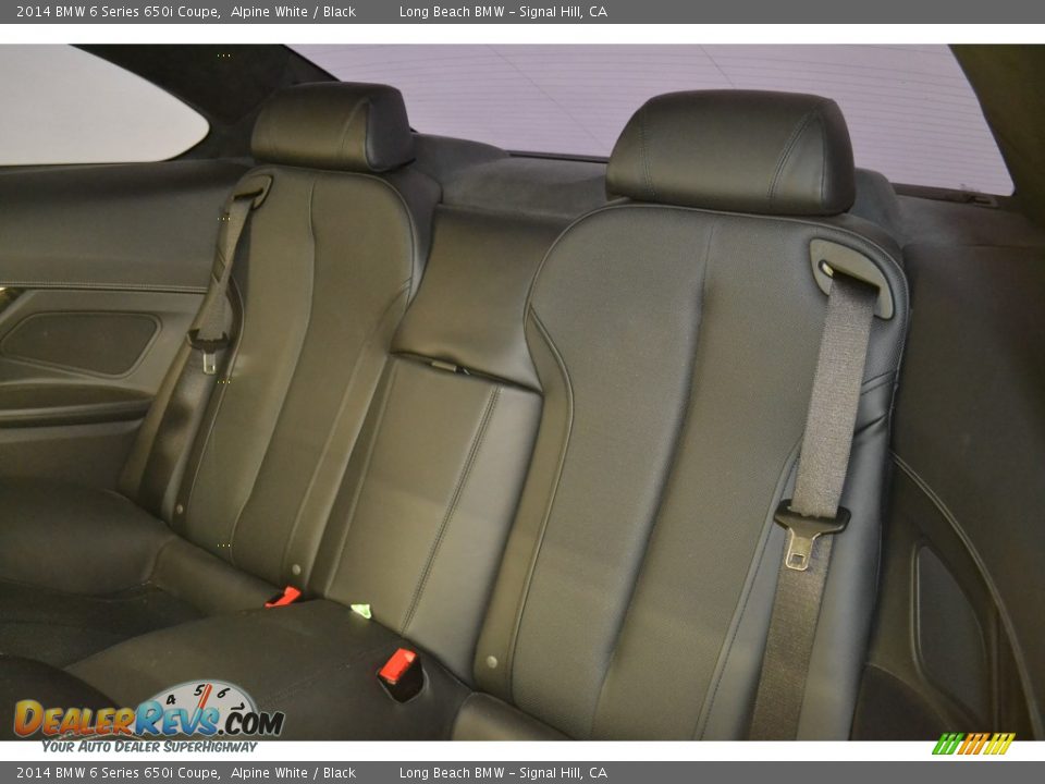 Rear Seat of 2014 BMW 6 Series 650i Coupe Photo #16