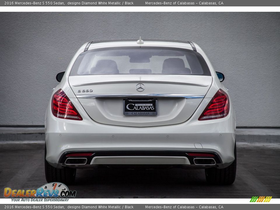 2016 Mercedes-Benz S 550 Sedan designo Diamond White Metallic / Black Photo #3