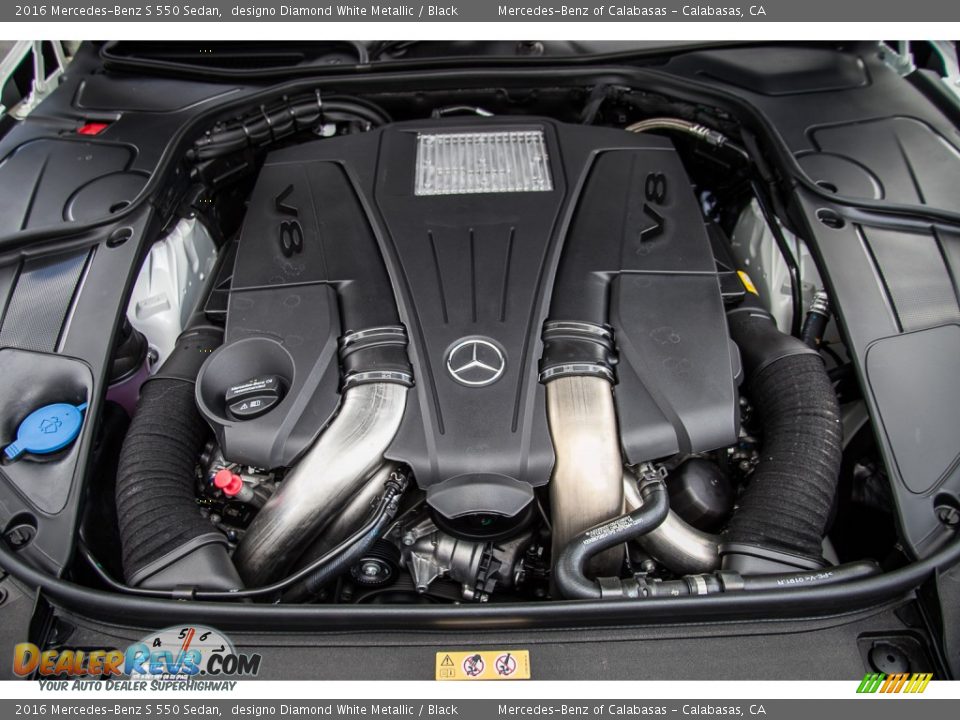 2016 Mercedes-Benz S 550 Sedan 4.7 Liter biturbo DI DOHC 32-Valve VVT V8 Engine Photo #9