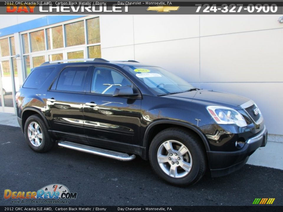 2012 GMC Acadia SLE AWD Carbon Black Metallic / Ebony Photo #1