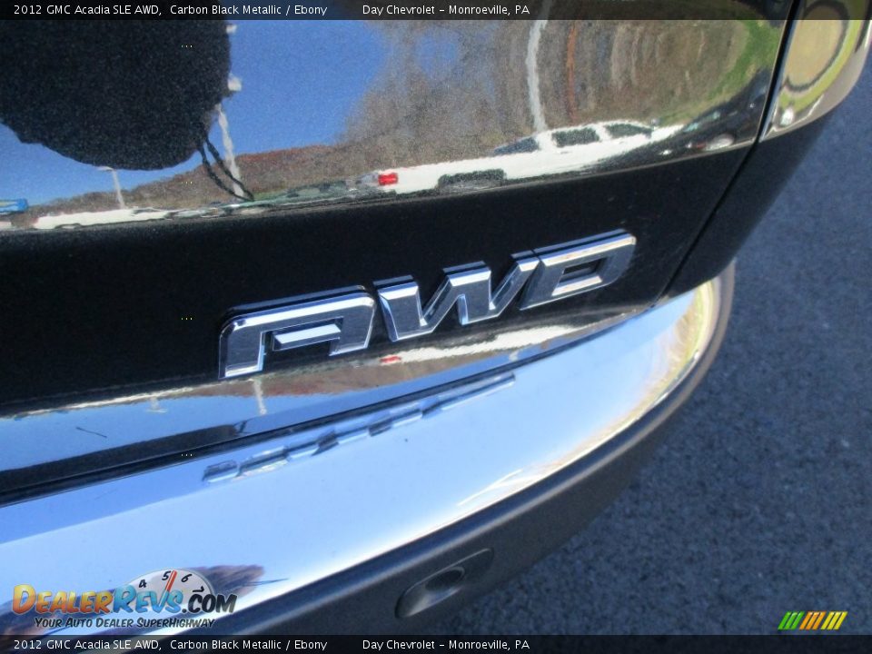 2012 GMC Acadia SLE AWD Carbon Black Metallic / Ebony Photo #6