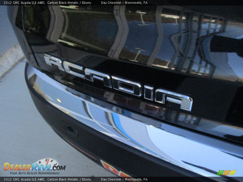 2012 GMC Acadia SLE AWD Carbon Black Metallic / Ebony Photo #7