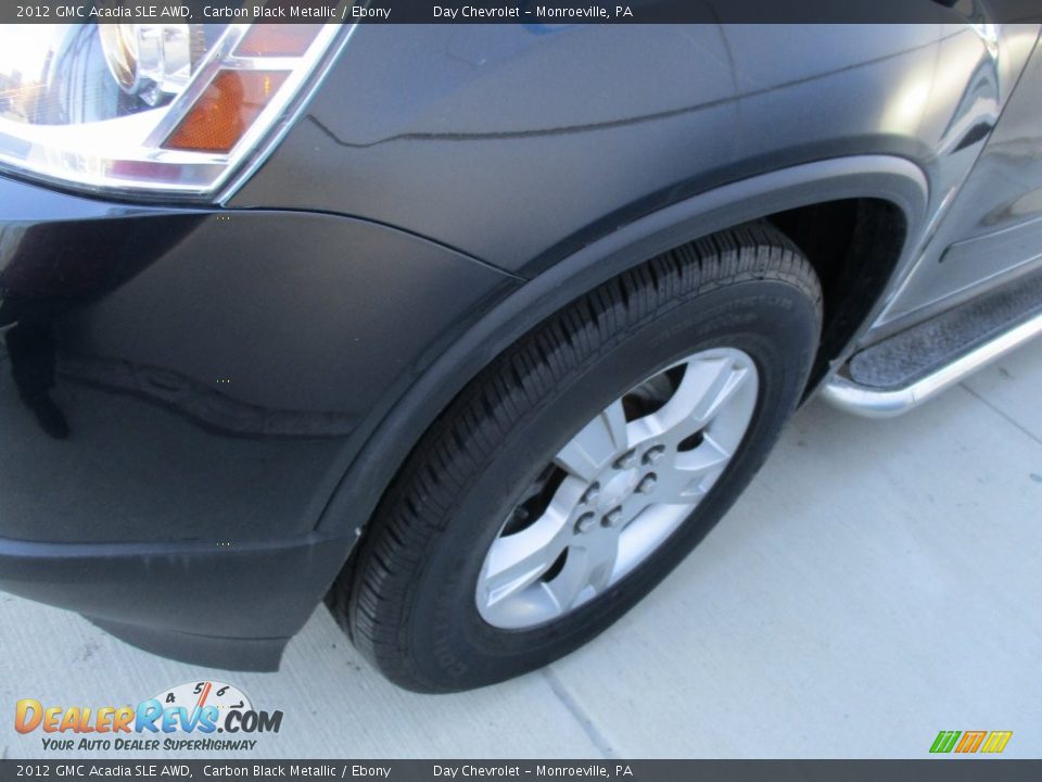 2012 GMC Acadia SLE AWD Carbon Black Metallic / Ebony Photo #11