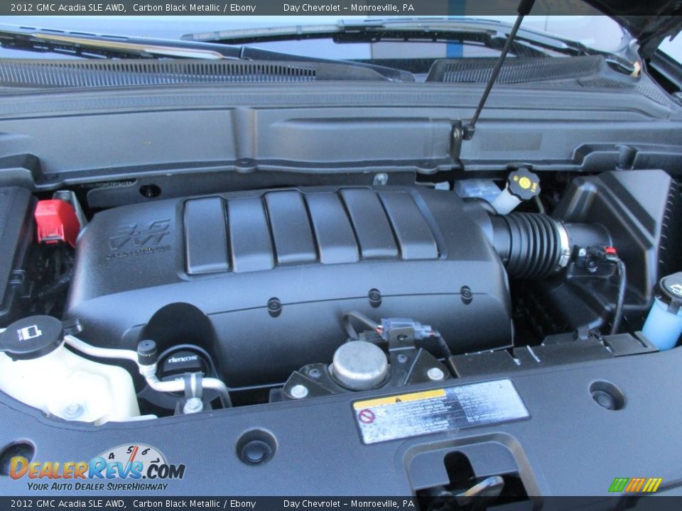 2012 GMC Acadia SLE AWD Carbon Black Metallic / Ebony Photo #18