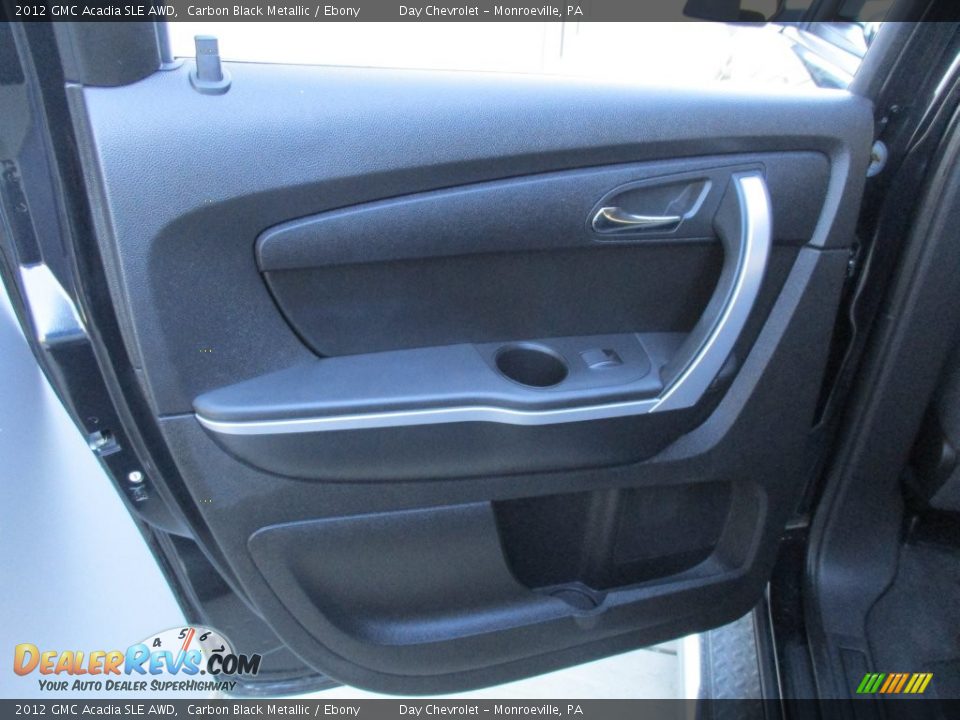 2012 GMC Acadia SLE AWD Carbon Black Metallic / Ebony Photo #24