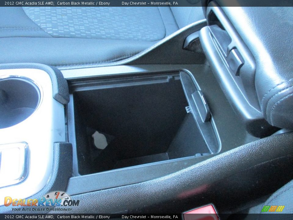 2012 GMC Acadia SLE AWD Carbon Black Metallic / Ebony Photo #28