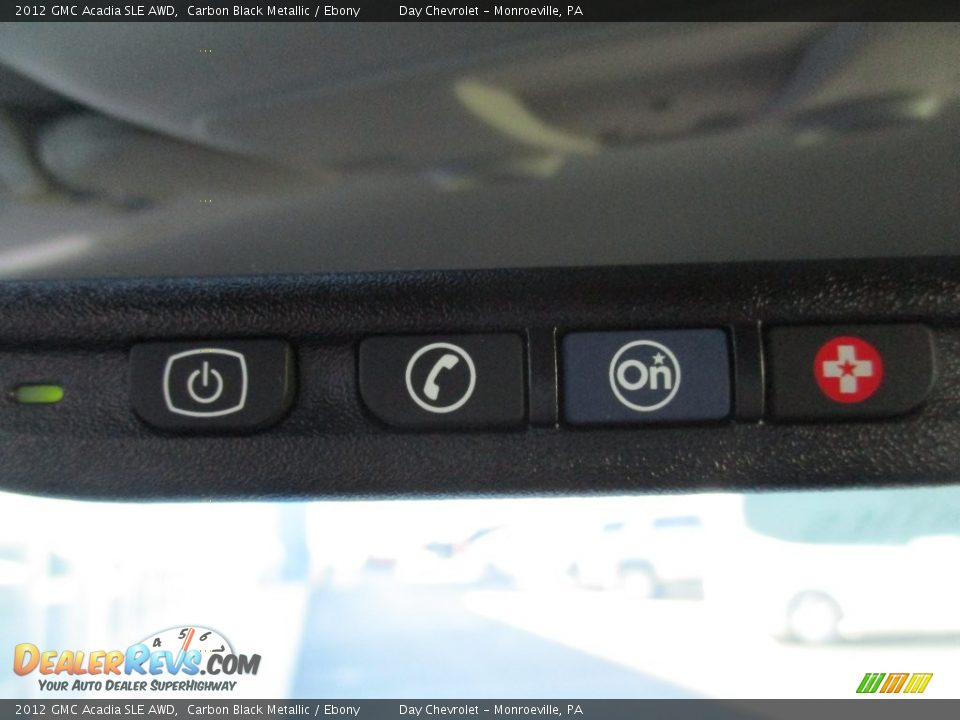 2012 GMC Acadia SLE AWD Carbon Black Metallic / Ebony Photo #33