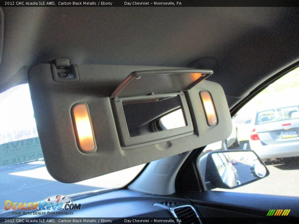 2012 GMC Acadia SLE AWD Carbon Black Metallic / Ebony Photo #34