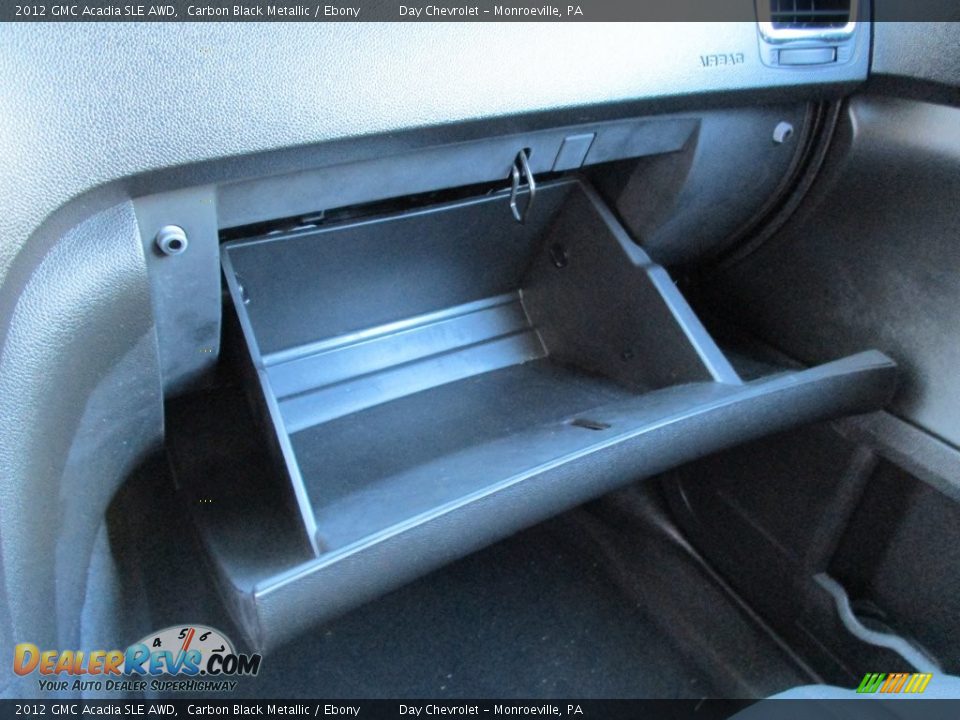 2012 GMC Acadia SLE AWD Carbon Black Metallic / Ebony Photo #35