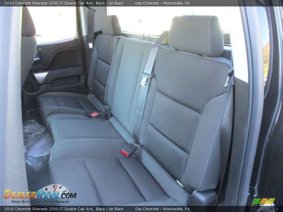 2016 Chevrolet Silverado 1500 LT Double Cab 4x4 Black / Jet Black Photo #13
