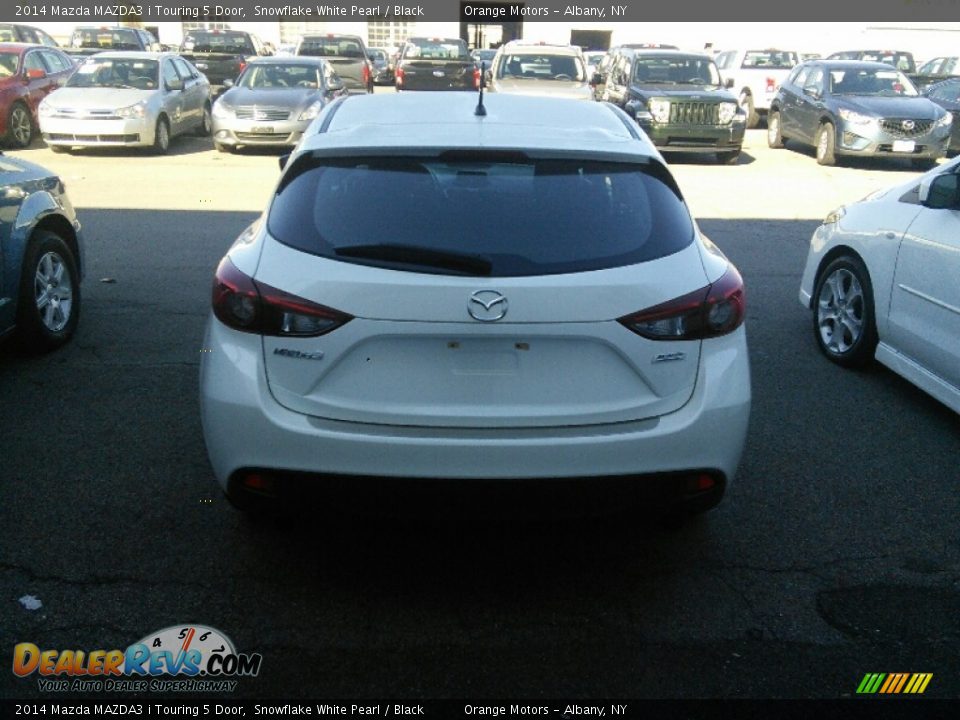 2014 Mazda MAZDA3 i Touring 5 Door Snowflake White Pearl / Black Photo #5