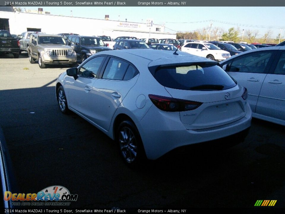 2014 Mazda MAZDA3 i Touring 5 Door Snowflake White Pearl / Black Photo #6