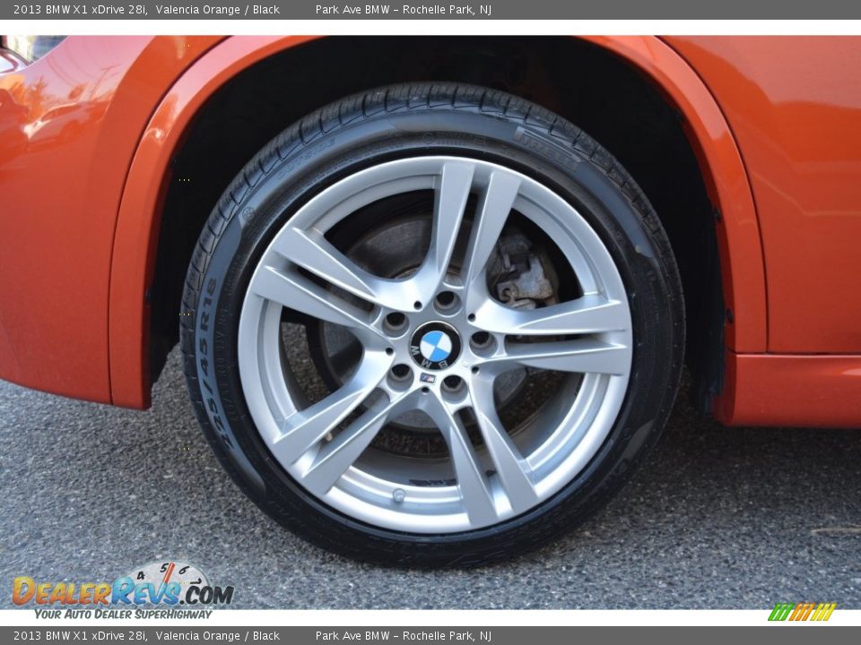 2013 BMW X1 xDrive 28i Valencia Orange / Black Photo #32