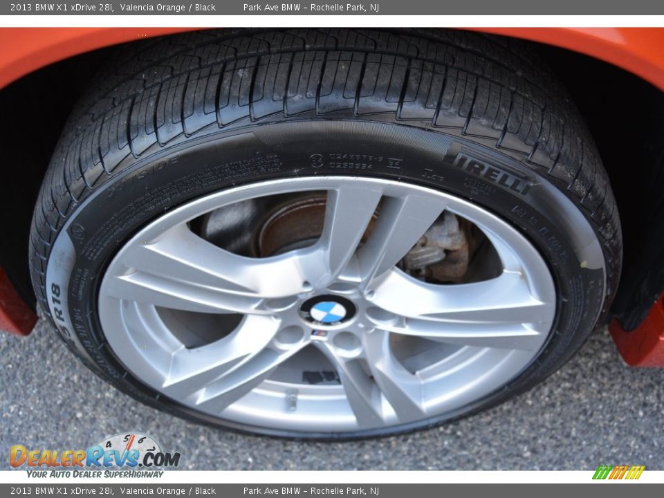 2013 BMW X1 xDrive 28i Valencia Orange / Black Photo #33