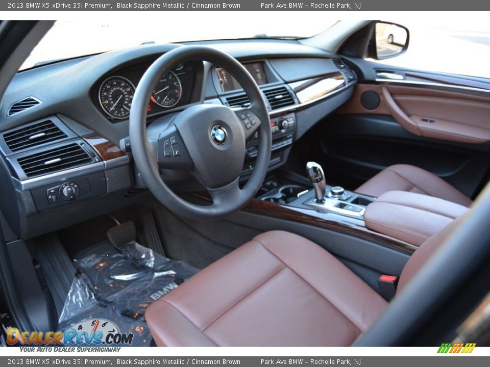 2013 BMW X5 xDrive 35i Premium Black Sapphire Metallic / Cinnamon Brown Photo #10