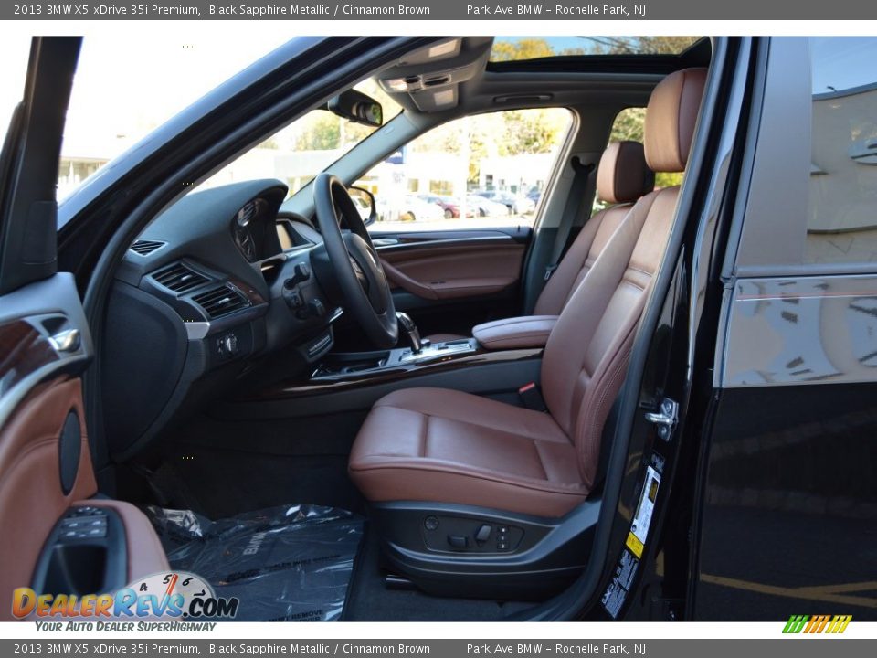 2013 BMW X5 xDrive 35i Premium Black Sapphire Metallic / Cinnamon Brown Photo #11