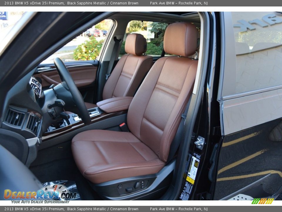 2013 BMW X5 xDrive 35i Premium Black Sapphire Metallic / Cinnamon Brown Photo #13