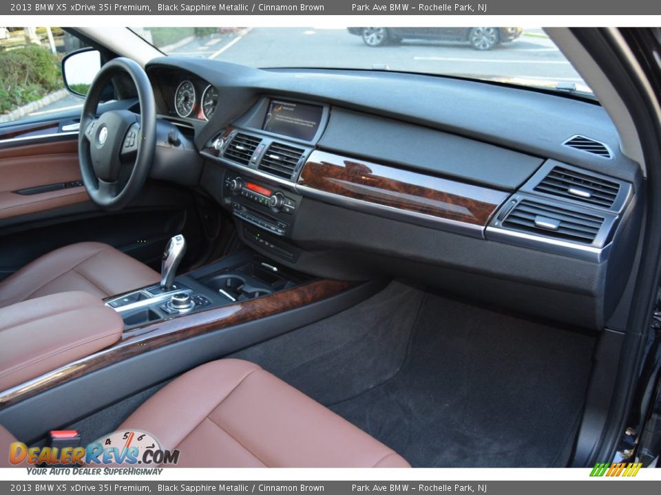 2013 BMW X5 xDrive 35i Premium Black Sapphire Metallic / Cinnamon Brown Photo #28