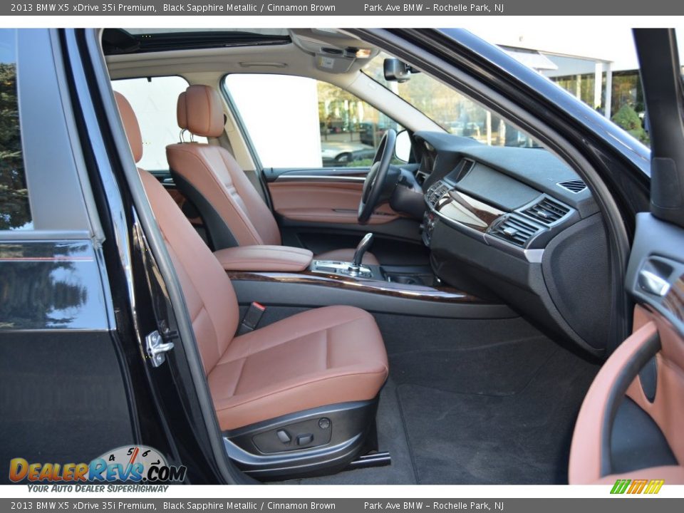 2013 BMW X5 xDrive 35i Premium Black Sapphire Metallic / Cinnamon Brown Photo #29