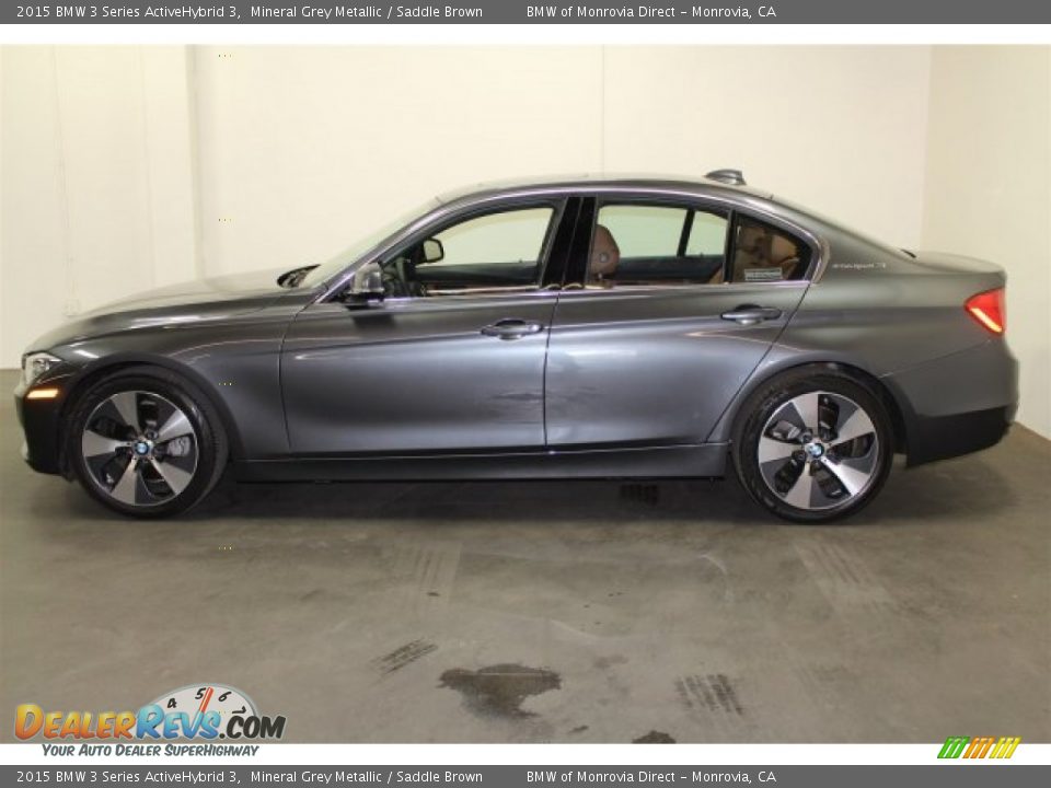 Mineral Grey Metallic 2015 BMW 3 Series ActiveHybrid 3 Photo #6