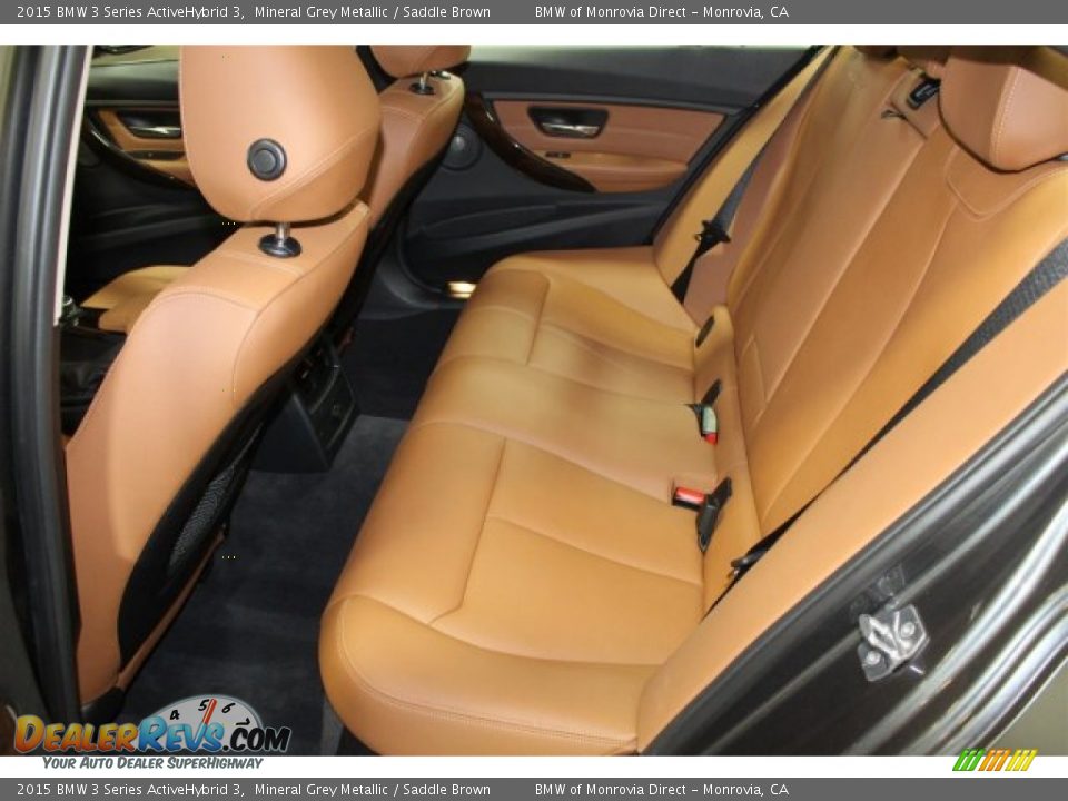 Rear Seat of 2015 BMW 3 Series ActiveHybrid 3 Photo #14