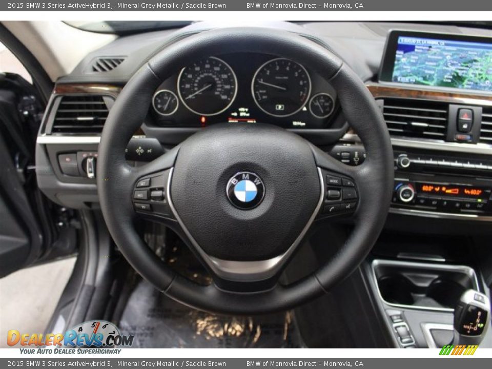 2015 BMW 3 Series ActiveHybrid 3 Steering Wheel Photo #25