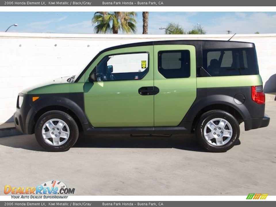 2006 Honda Element LX Kiwi Metallic / Black/Gray Photo #10
