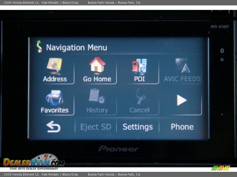 2006 Honda Element LX Kiwi Metallic / Black/Gray Photo #19