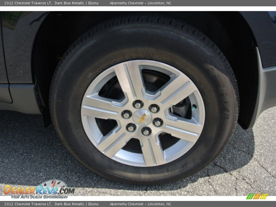 2012 Chevrolet Traverse LT Dark Blue Metallic / Ebony Photo #25