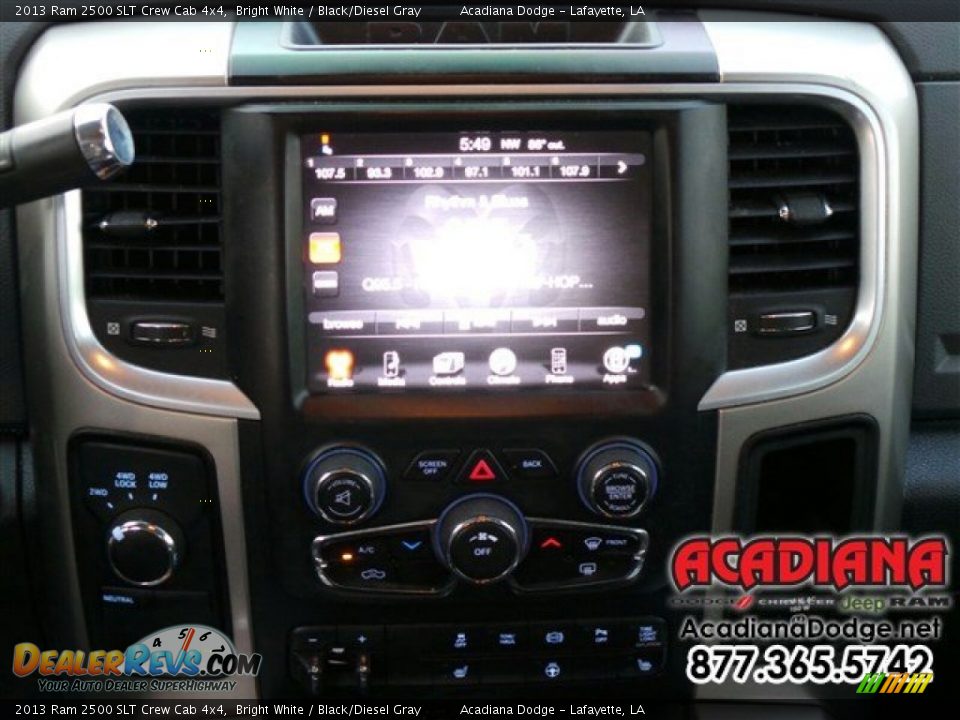 2013 Ram 2500 SLT Crew Cab 4x4 Bright White / Black/Diesel Gray Photo #18