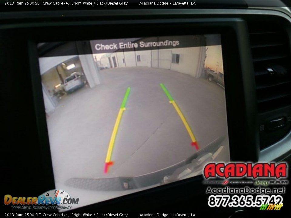 2013 Ram 2500 SLT Crew Cab 4x4 Bright White / Black/Diesel Gray Photo #26