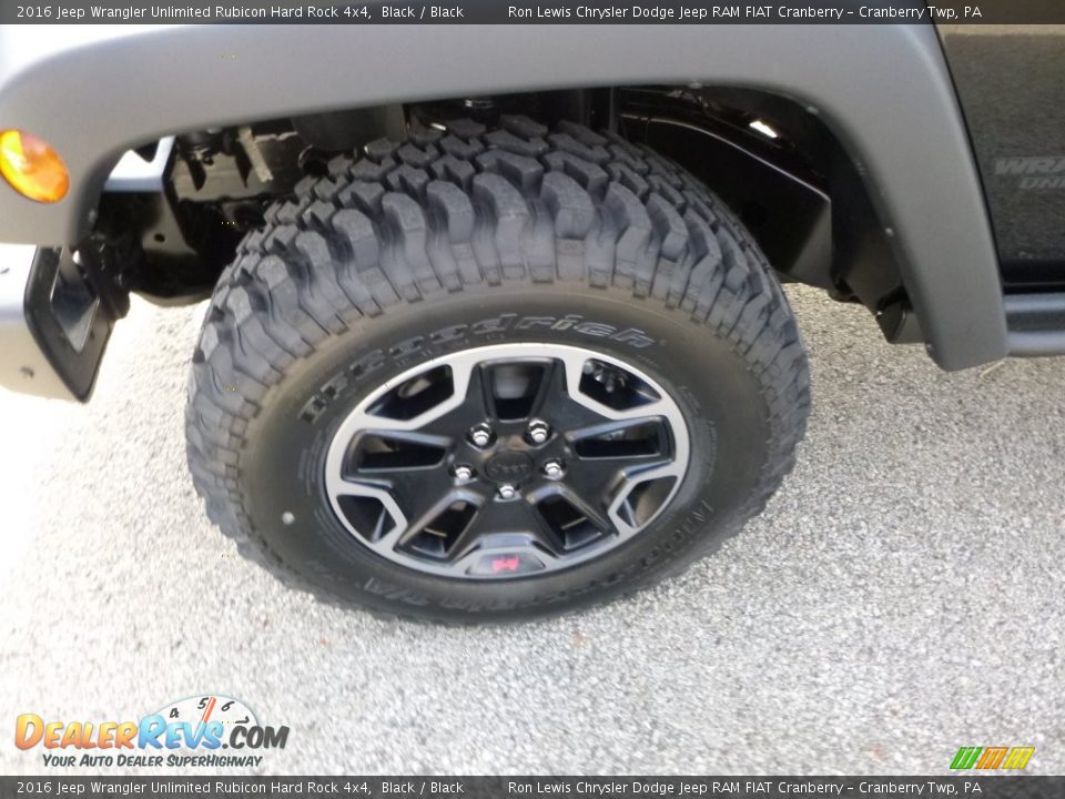 2016 Jeep Wrangler Unlimited Rubicon Hard Rock 4x4 Wheel Photo #2
