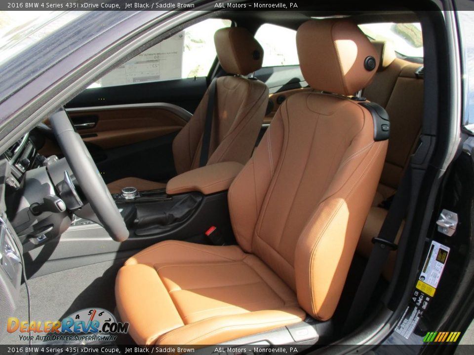 Saddle Brown Interior - 2016 BMW 4 Series 435i xDrive Coupe Photo #12