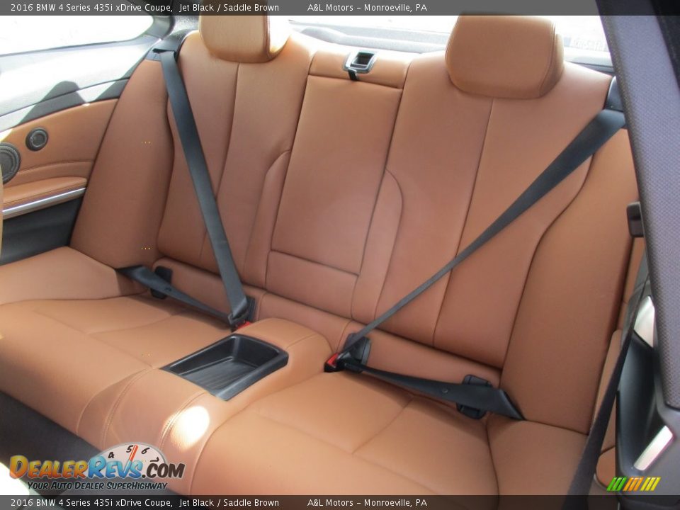 Rear Seat of 2016 BMW 4 Series 435i xDrive Coupe Photo #13