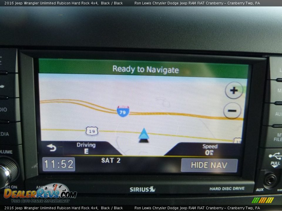 Navigation of 2016 Jeep Wrangler Unlimited Rubicon Hard Rock 4x4 Photo #18