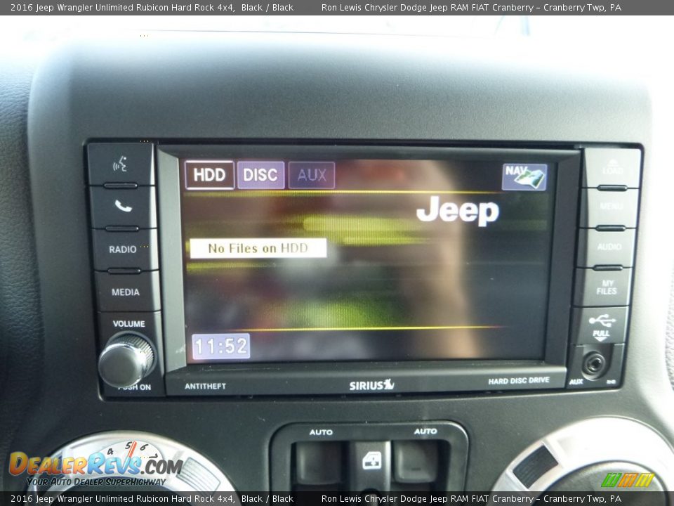 2016 Jeep Wrangler Unlimited Rubicon Hard Rock 4x4 Black / Black Photo #19