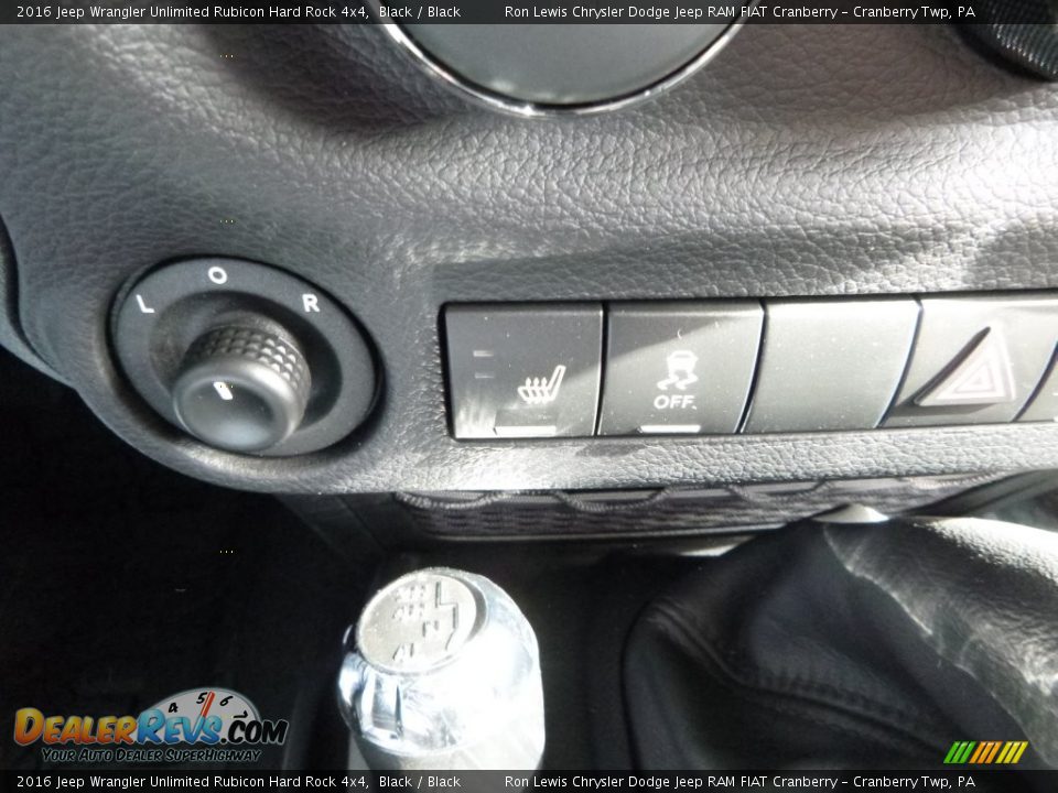 2016 Jeep Wrangler Unlimited Rubicon Hard Rock 4x4 Black / Black Photo #20