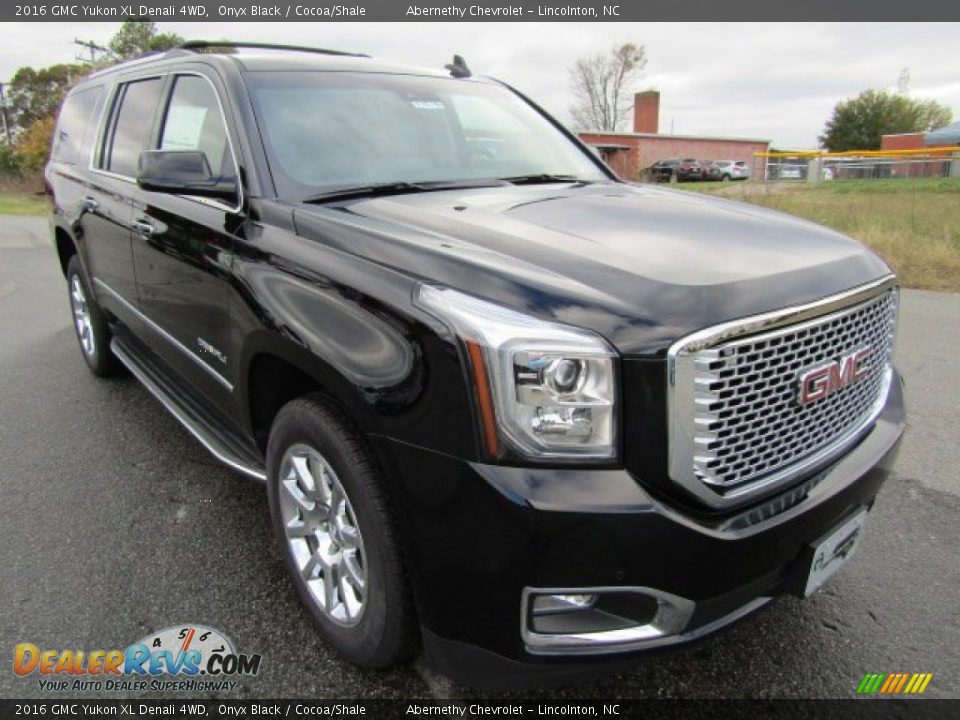 2016 GMC Yukon XL Denali 4WD Onyx Black / Cocoa/Shale Photo #1