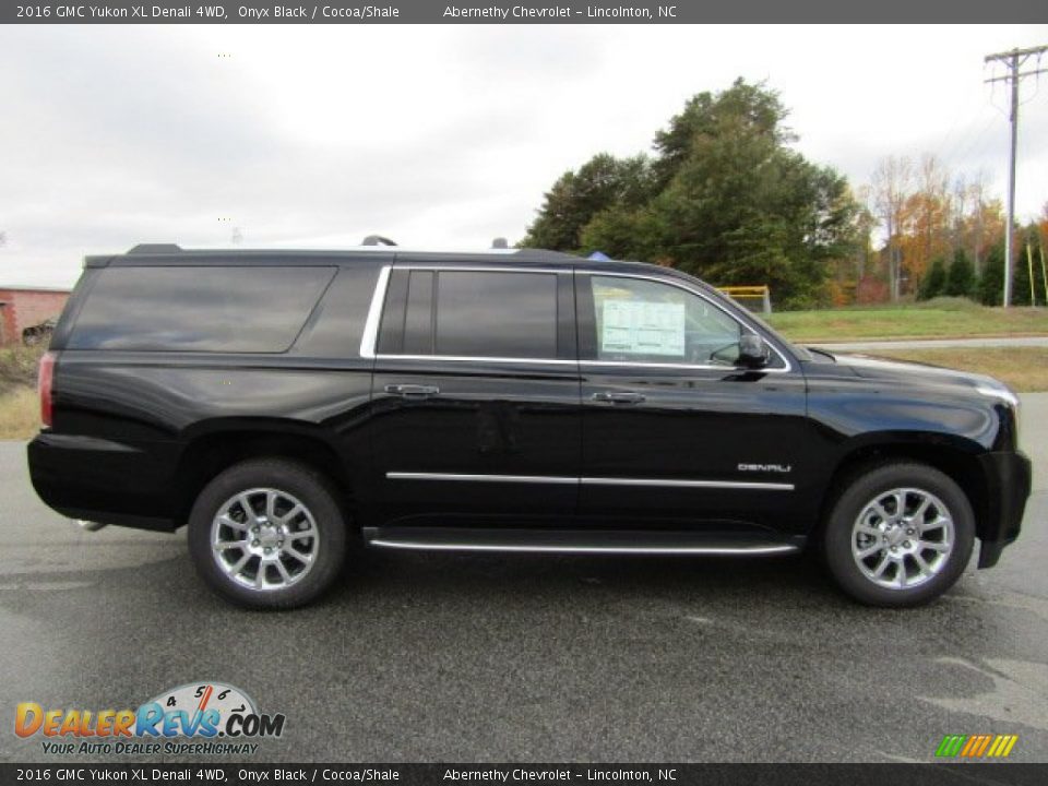 Onyx Black 2016 GMC Yukon XL Denali 4WD Photo #6
