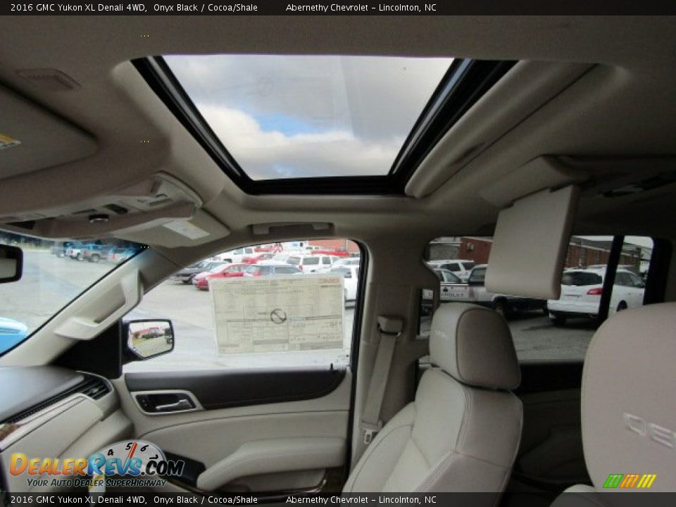 2016 GMC Yukon XL Denali 4WD Onyx Black / Cocoa/Shale Photo #10