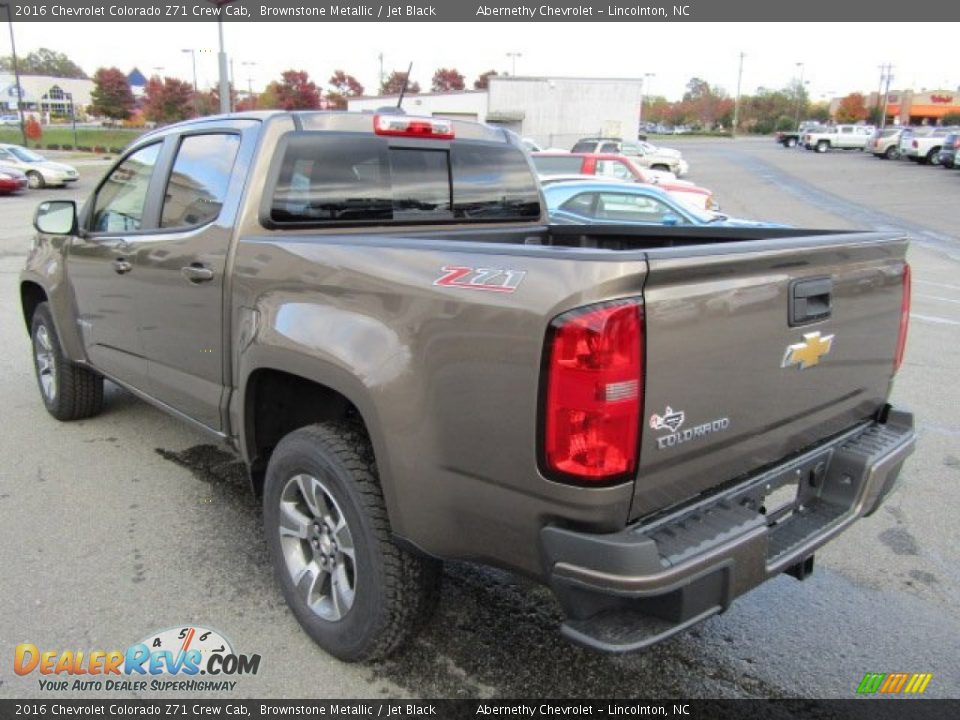 2016 Chevrolet Colorado Z71 Crew Cab Brownstone Metallic / Jet Black Photo #4