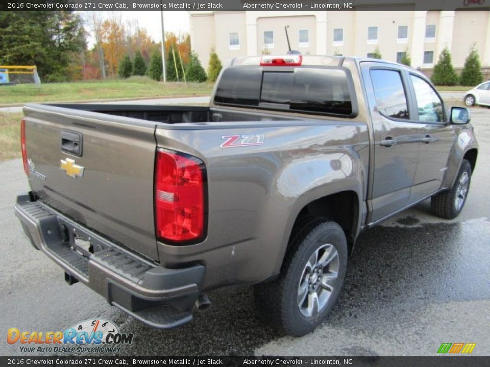 2016 Chevrolet Colorado Z71 Crew Cab Brownstone Metallic / Jet Black Photo #5