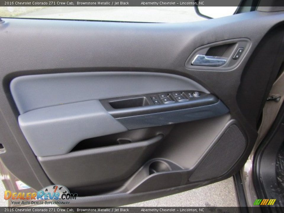 2016 Chevrolet Colorado Z71 Crew Cab Brownstone Metallic / Jet Black Photo #7