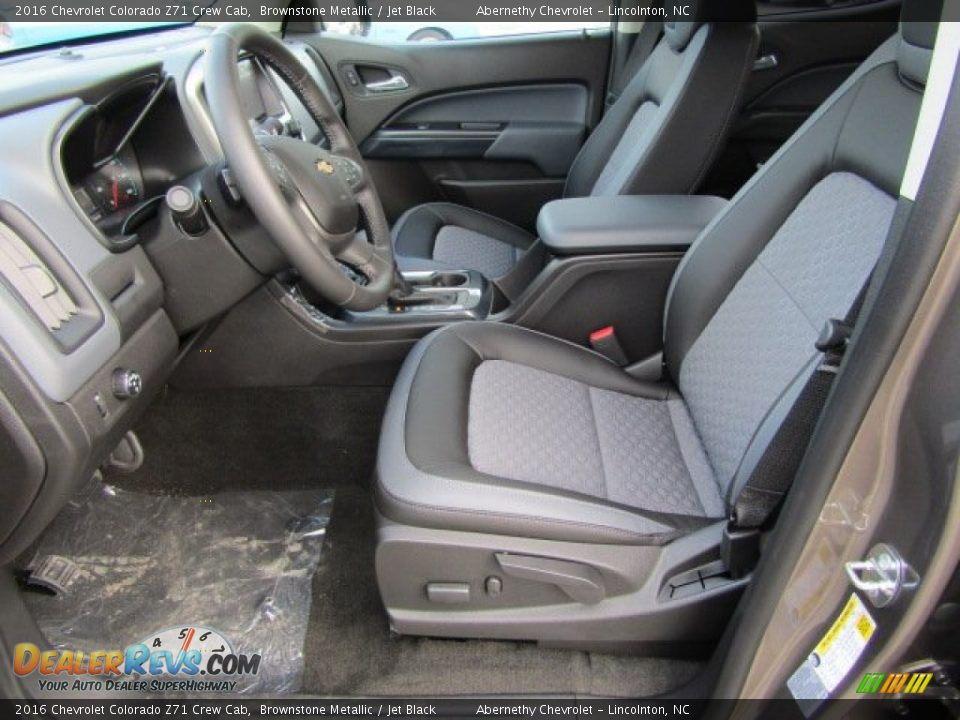 Jet Black Interior - 2016 Chevrolet Colorado Z71 Crew Cab Photo #8