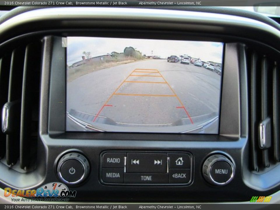 2016 Chevrolet Colorado Z71 Crew Cab Brownstone Metallic / Jet Black Photo #12