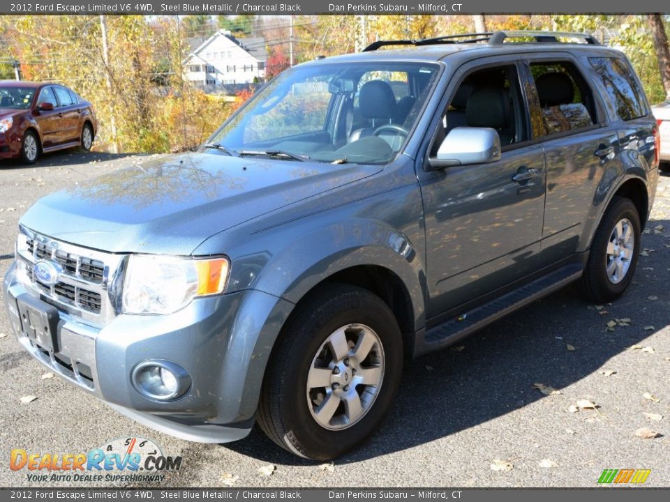 2012 Ford Escape Limited V6 4WD Steel Blue Metallic / Charcoal Black Photo #3