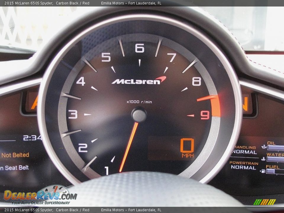 2015 McLaren 650S Spyder Gauges Photo #1