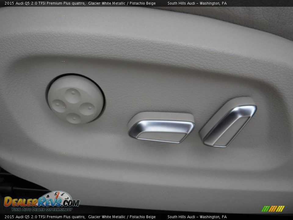 2015 Audi Q5 2.0 TFSI Premium Plus quattro Glacier White Metallic / Pistachio Beige Photo #21