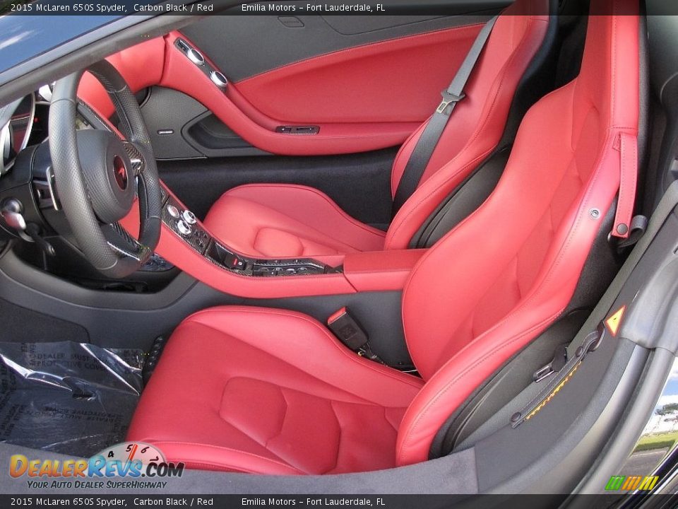 Front Seat of 2015 McLaren 650S Spyder Photo #26
